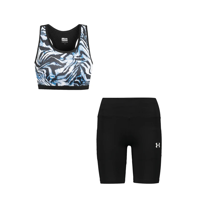 ست نیم تنه و شلوارک ورزشی زنانه مدل 1902-69