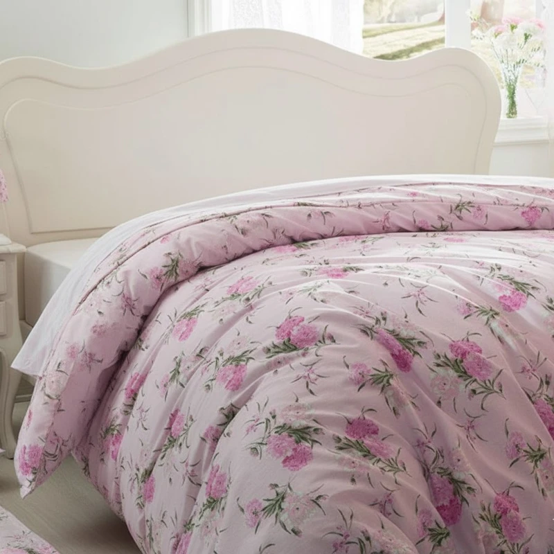 روکش لحاف پنبه انگلیش هوم مدل Carnation دو نفره سایز 260x220 سانتی‌متر