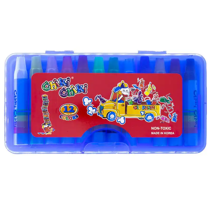 مداد شمعی 12 رنگ چیکی چیکی کد 66504