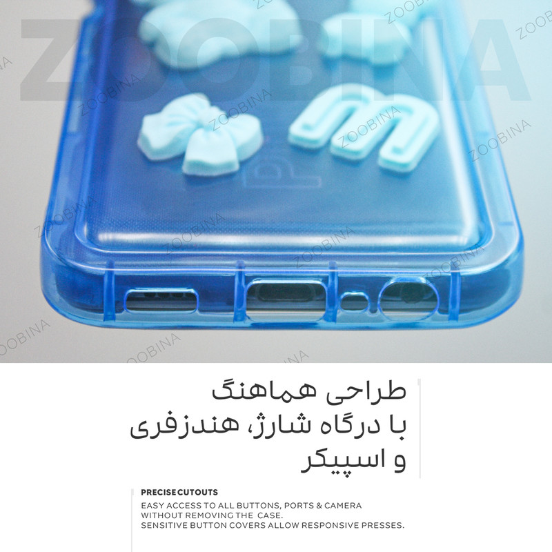 کاور زوبینا مدل  Napel  مناسب برای گوشی موبایل اپل iPhone 13 3