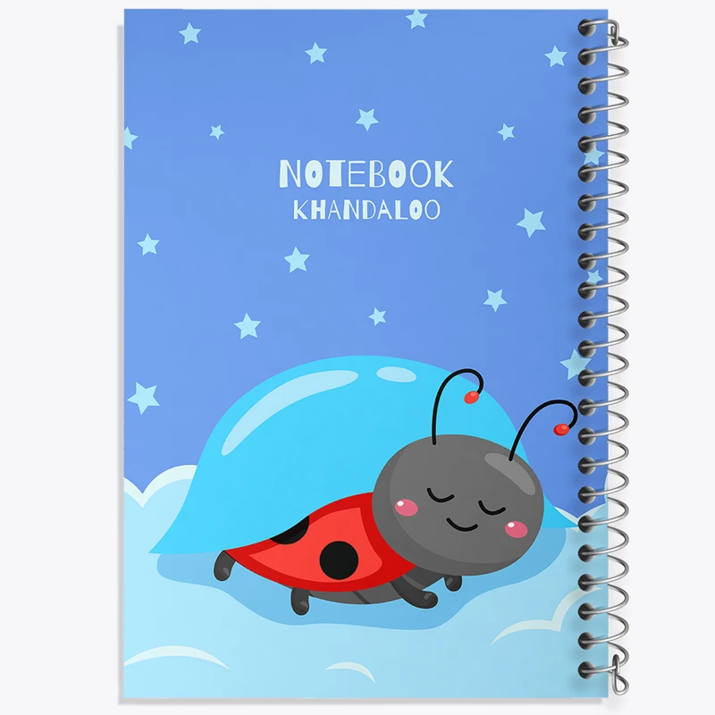 دفتر لیست خرید 50 برگ خندالو طرح کفشدوزک کد N970