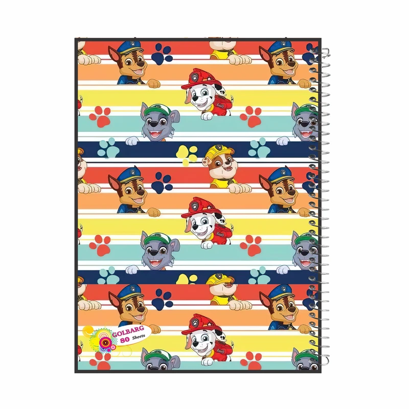 دفتر مشق 80 برگ گلبرگ طرح سگ نگهبان کد 80992