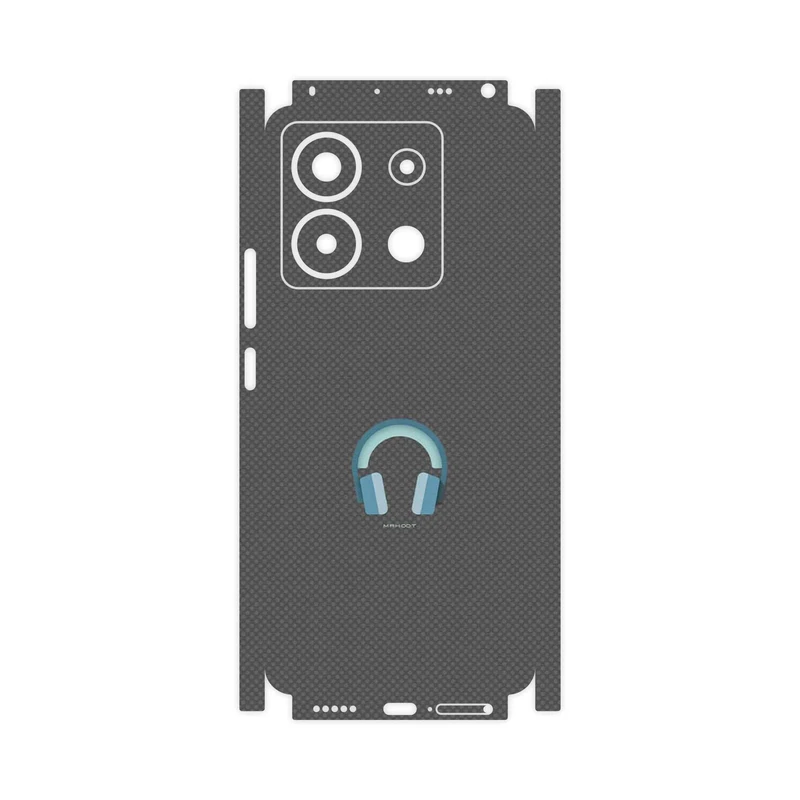 برچسب پوششی ماهوت مدل Minimal Headphone Icon-FullSkin مناسب برای گوشی موبایل شیائومی Redmi Note 13 Pro 5G