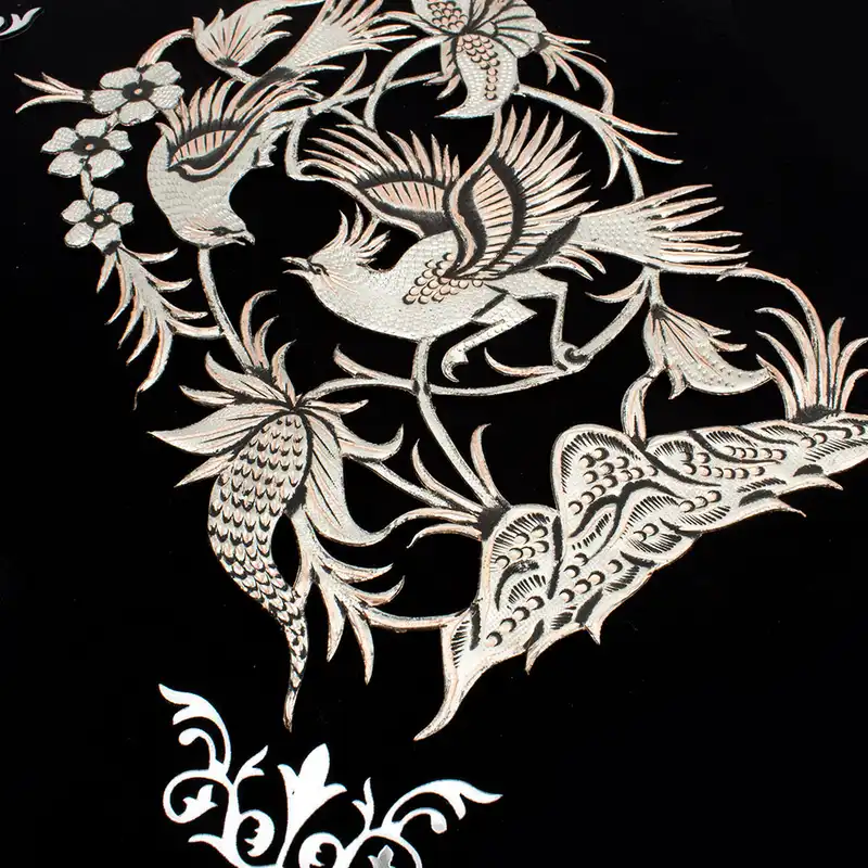 ساعت دیواری خاتم کاری مدل ستونی کد 01