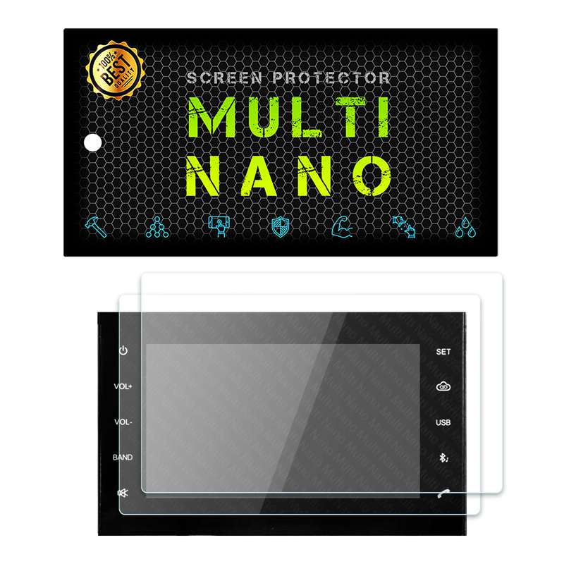 محافظ صفحه نمایش خودرو مولتی نانو مدل X-S2N مناسب برای ام وی ام X33s بسته دو عددی