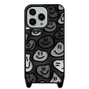 AKAM AMCWLA13PRO-HAPPY FACE5 Cover For Apple iPhone 13 Pro
