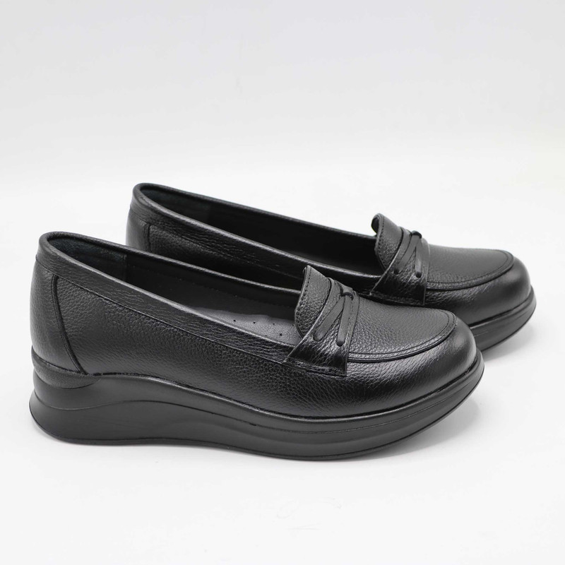 کفش روزمره زنانه لردگام مدل بیتا رنگ مشکی