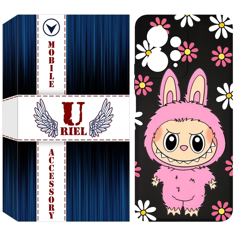 کاور یوریل مدل KSH کد 106 طرح عروسک لبوبو مناسب برای گوشی موبایل شیائومی Redmi Note 12 4G