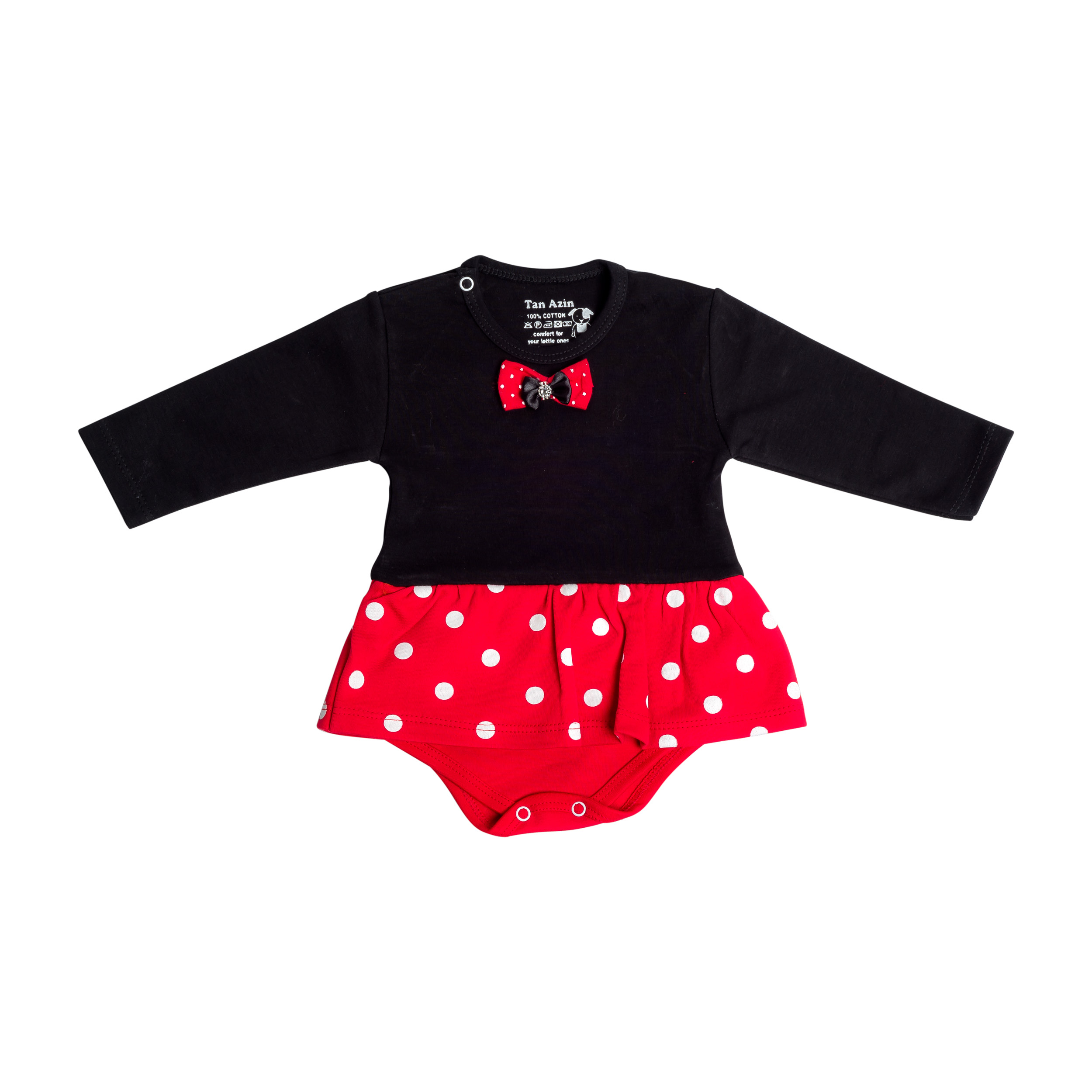 بادی آستین بلند نوزادی مدل H 1105