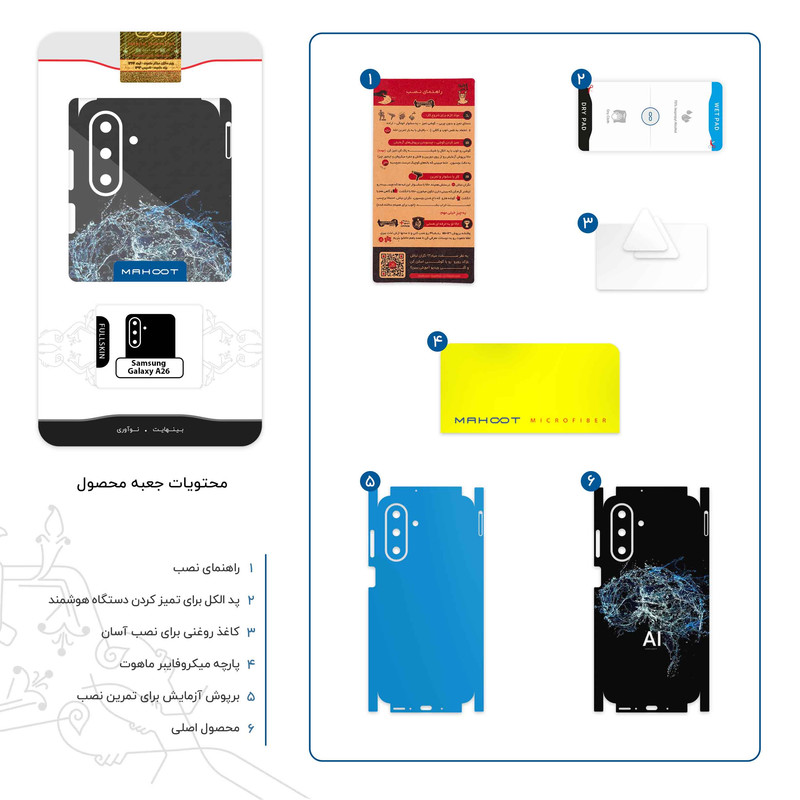 برچسب پوششی ماهوت مدل Artificial intelligence 2-FullSkin مناسب برای گوشی موبایل سامسونگ Galaxy A26