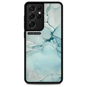 AKAM AMC-WSGS21U-MARBLE-23 Cover For Samsung Galaxy S21 Ultra