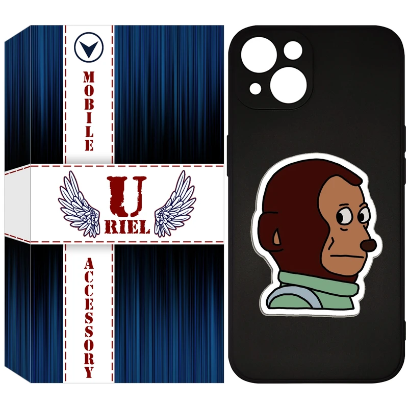 کاور یوریل مدل KSH کد 88 طرح میمون مناسب برای گوشی موبایل اپل iPhone 13