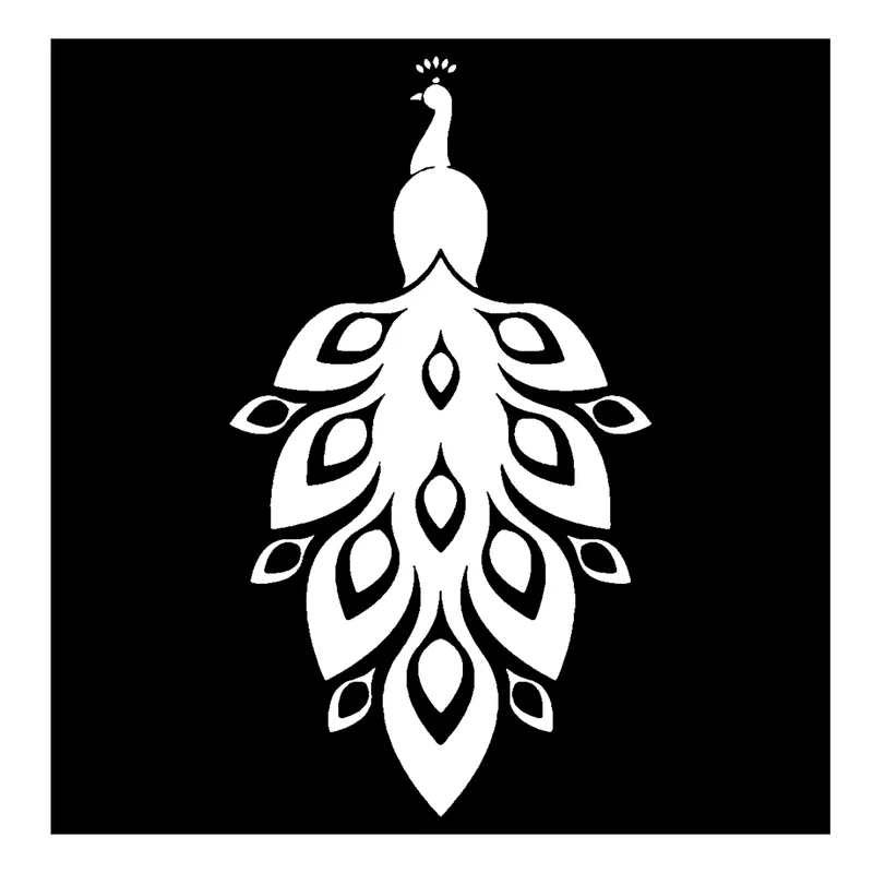 شابلون باتیس آرت طرح طاووس کد 443