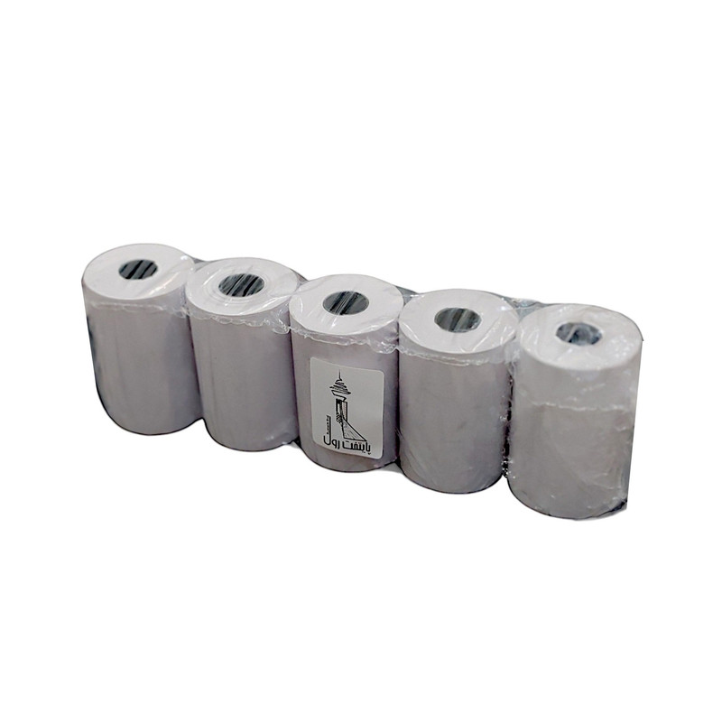 کاغذ پرینتر حرارتی پایتخت رول مدل W80mm بسته 5 عددی