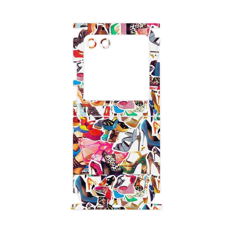 برچسب پوششی ماهوت مدل Collage of High heel Shoes-FullSkin مناسب برای گوشی موبایل موتورولا Razr 40 Ultra