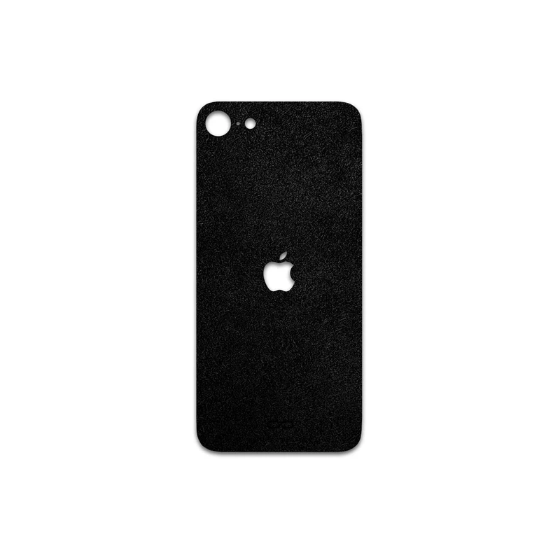 برچسب پوششی ماهوت مدل Black-Chamois-Leather مناسب برای گوشی موبایل اپل iPhone SE 2022
