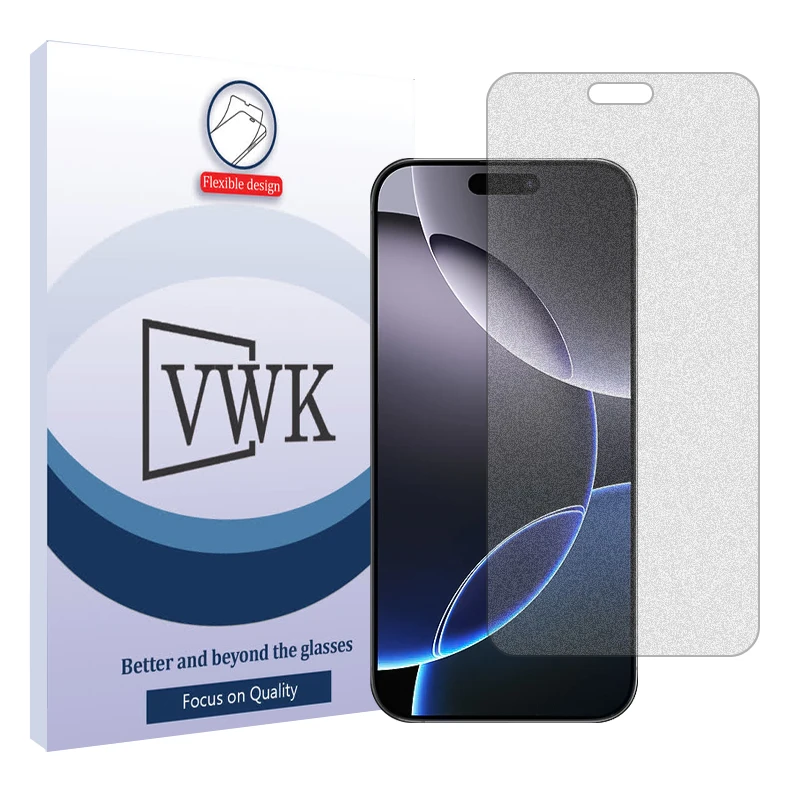 محافظ صفحه نمایش مات وی دبلیو کی مدل Tough مناسب برای گوشی موبایل اپل iPhone 16 Pro