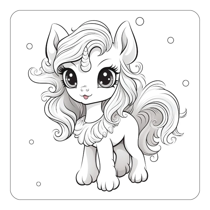 مگنت کاکتی طرح اسب تک شاخ و یونیکورن مدل mp29509