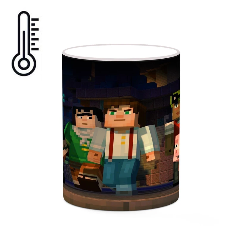 ماگ حرارتی کاکتی طرح ماینکرافت minecraft مدل mgh41545