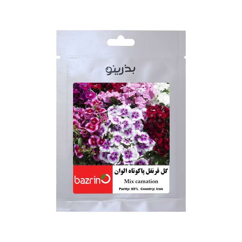 بذر گل قرنفل پاکوتاه الوان کد BZNO-061