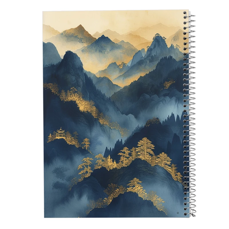 دفتر مشق 50 برگ مدوپد مدل طبیعت کد DF15391