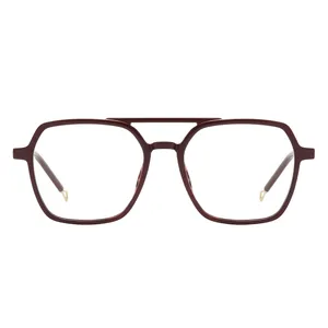 فریم عینک طبی چند ضلعی مدل TJ849C547P81 مناسب برای صورت گرد و بیضی