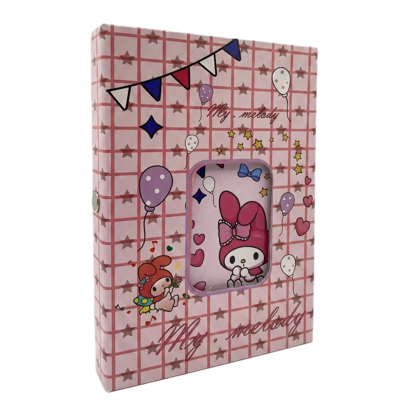 دفتر خاطرات 30 برگ مدل دکمه دار طرح ملودی کد ۰۶