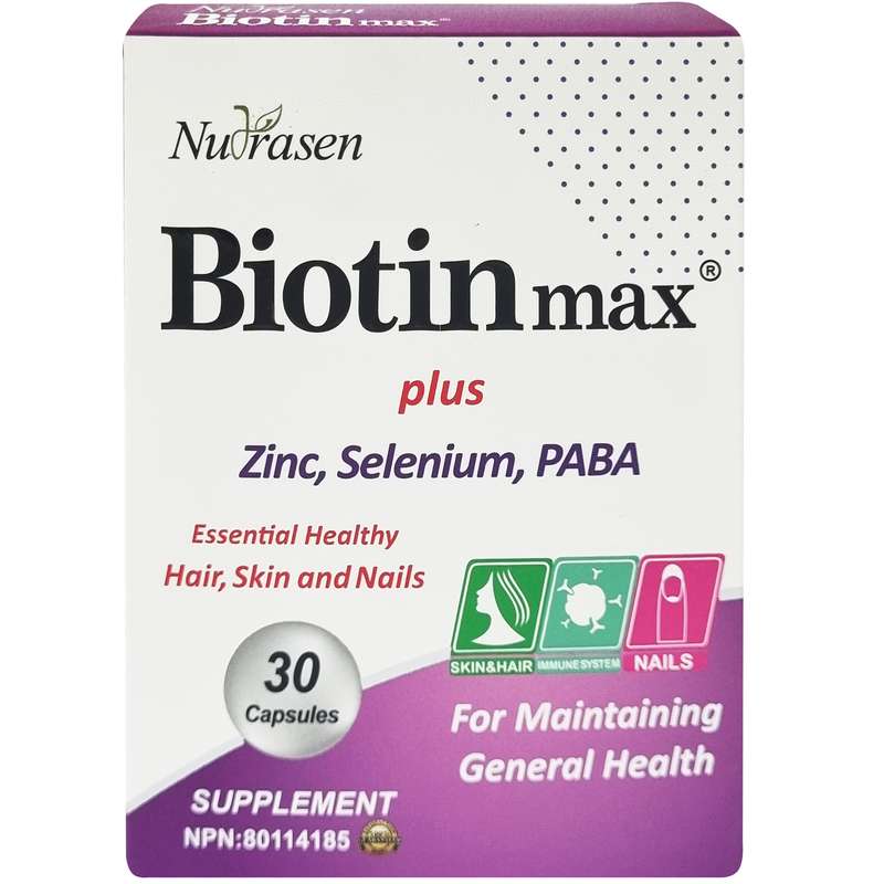 کپسول بیوتین مکس پلاس نوتراسن بسته 30 عددی