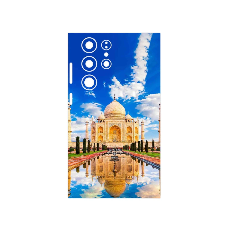 برچسب پوششی ماهوت مدل The Taj Mahal مناسب برای گوشی موبایل سامسونگ Galaxy S23 Ultra