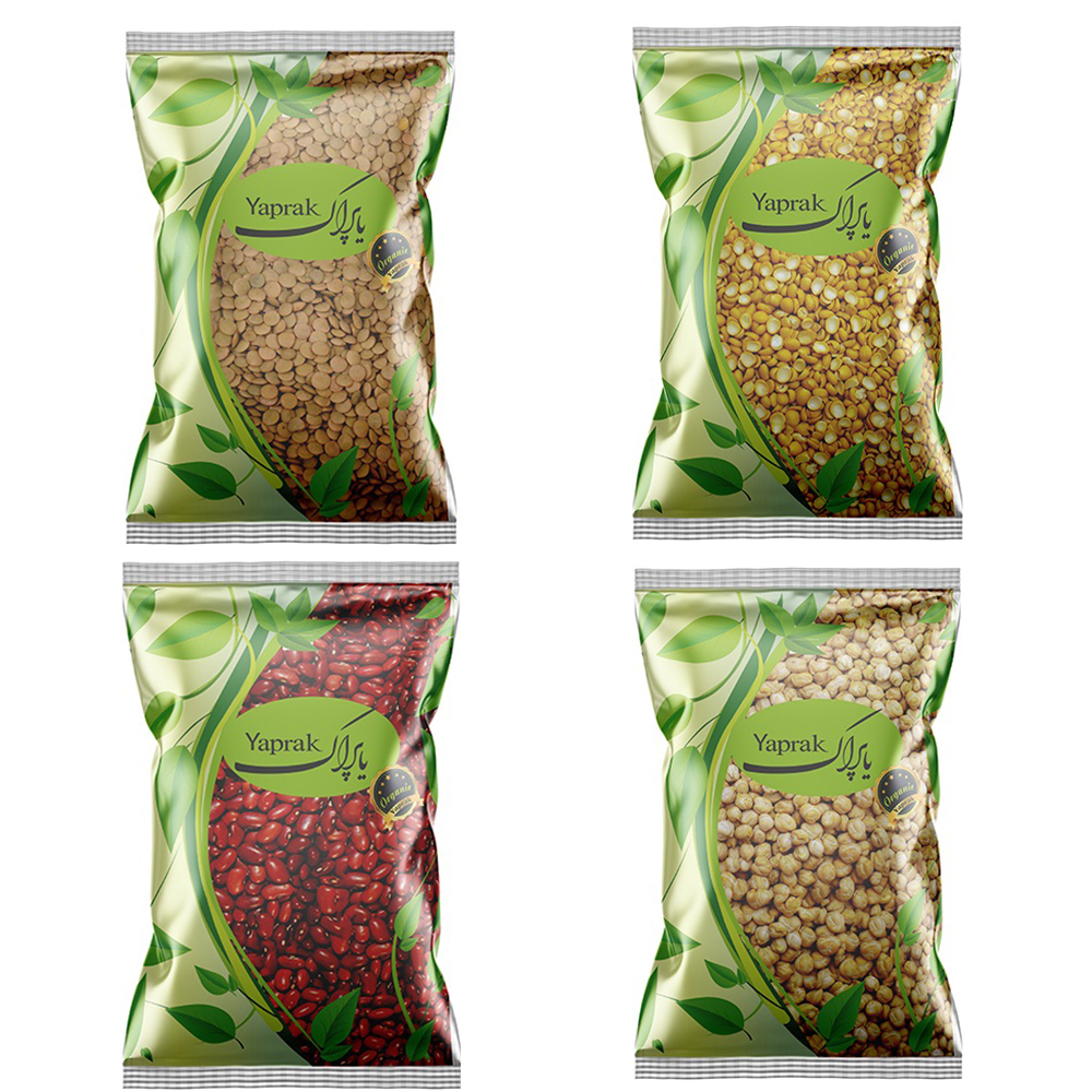حبوبات یاپراک مجموعه 4 عددی 