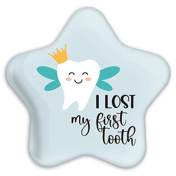 پیکسل خندالو طرح جشن دندونی پسرونه مدل ستاره ای کد 10948