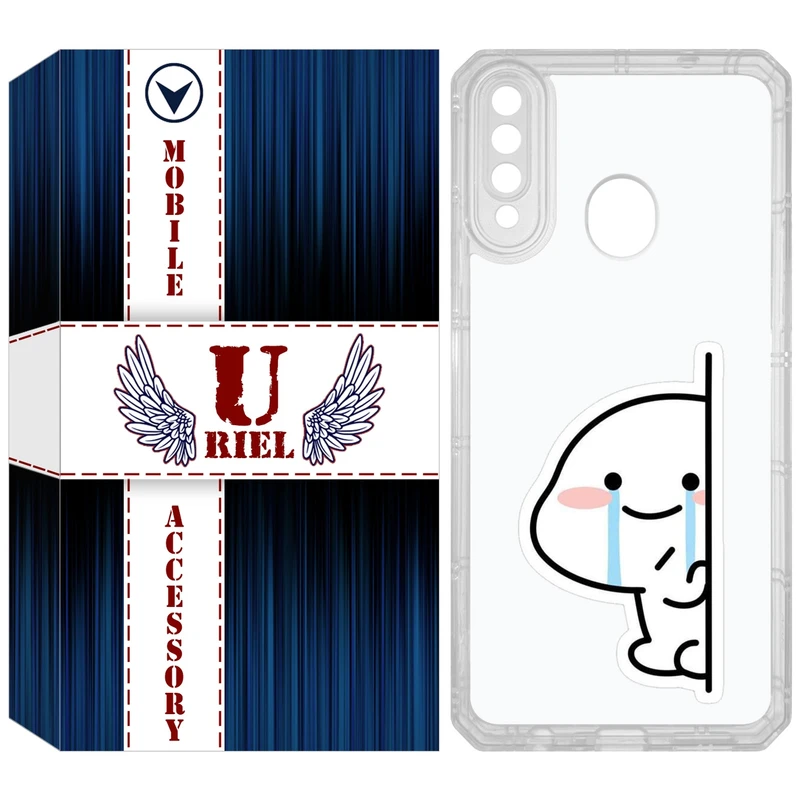 کاور یوریل مدل Clear کد 91 طرح اشک مناسب برای گوشی موبایل سامسونگ Galaxy A20s