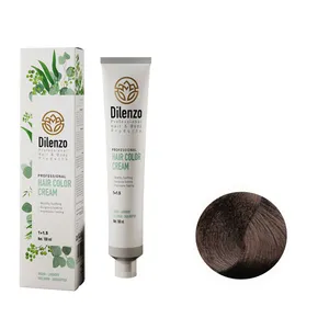 رنگ مو دیلنزو شماره N4 سری طبیعی حجم 100 میلی لیتر رنگ قهوه ای متوسط