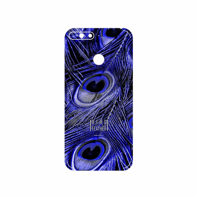 برچسب پوششی ماهوت مدل Purple Feather مناسب برای گوشی موبایل هوآوی Y6 Prime 2018