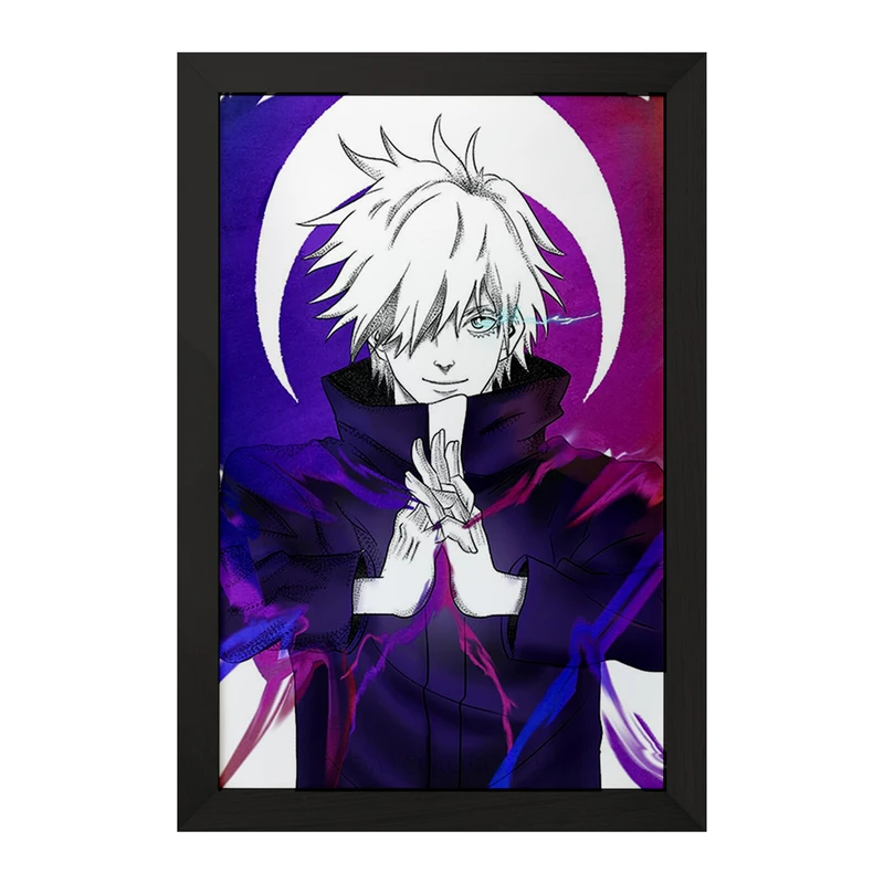 تابلو خندالو مدل گوجو ساتورو انیمه جوجوتسو کایزن کد F755