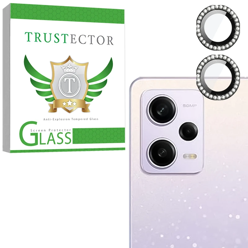 محافظ لنز دوربین شیشه‌ای تراستکتور مدل NRIT20 مناسب برای گوشی موبایل شیائومی Redmi Note 12 Pro 5G / Redmi Note 12 Pro Plus 5G