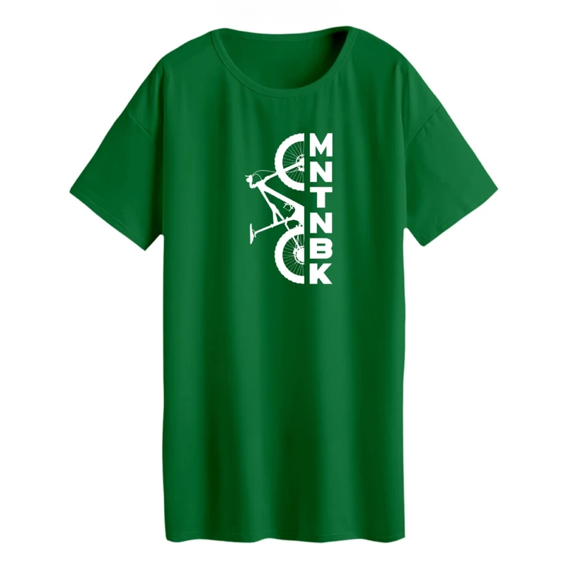 تی شرت لانگ زنانه مدل د‌وچرخه کد ۲