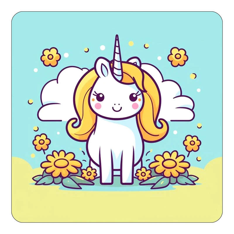 مگنت کاکتی طرح اسب تک شاخ و یونیکورن مدل mp29744