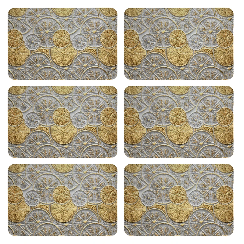 زیربشقابی طرح کلاسیک کد 8830 بسته 6 عددی 