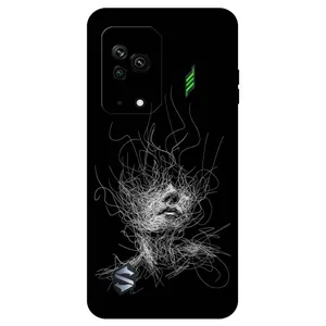Megafone Face Sketch 7423 Cover For Xiaomi Black Shark 5