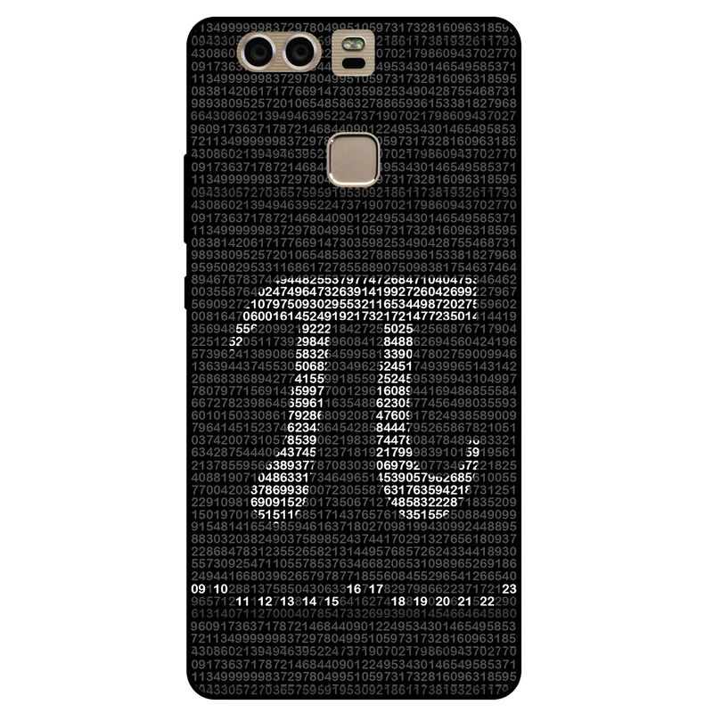 کاور مگافون طرح عدد پی مدل 7240 مناسب برای گوشی موبایل هوآوی P9 Plus