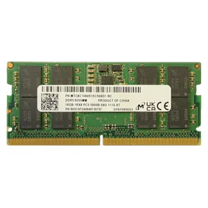 رم لپ‌تاپ DDR5 تک کاناله 5600B مگاهرتز CL46 میکرون مدل 1Rx8 ظرفیت 16 گیگابایت