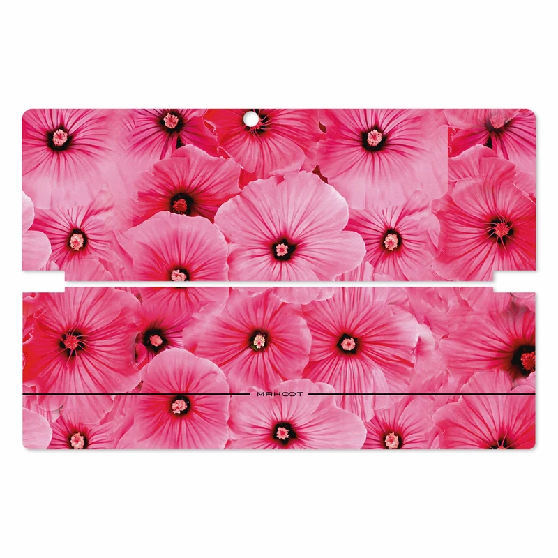 برچسب پوششی ماهوت مدل Pink-Flower مناسب برای تبلت لنوو Miix 510 2016