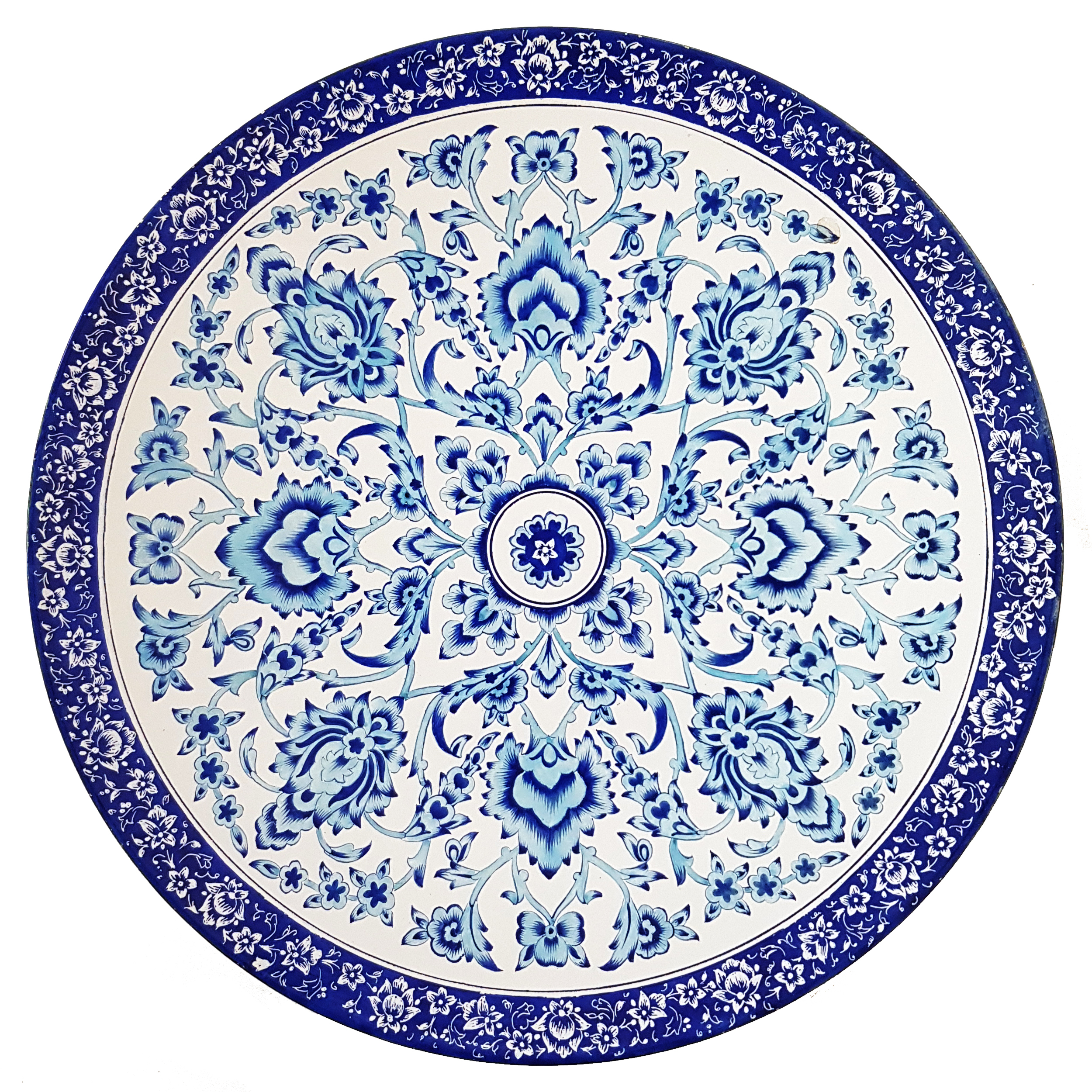 بشقاب میناکاری مدل ژالین کد ۱۰۱۹