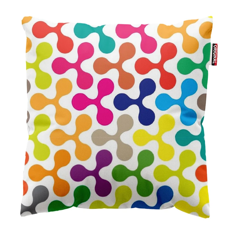 کوسن پاد آفرین طرح رنگی زیبا کد 2765 سایز 30*30 سانتی متر