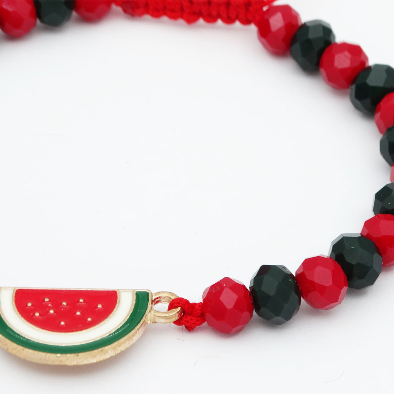 دستبند دخترانه مدل قاچ هندوانه یلدا  کد D 07