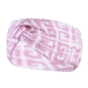 هدبند بافتنی زنانه سام مدل گره ای موهر کد 526