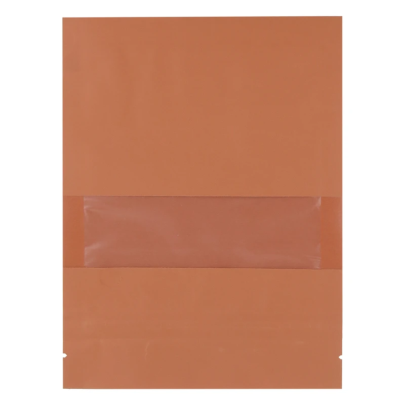 پاکت زیپ دار مدل گرافت پنجره دار  ایستاده بسته  25 عددی