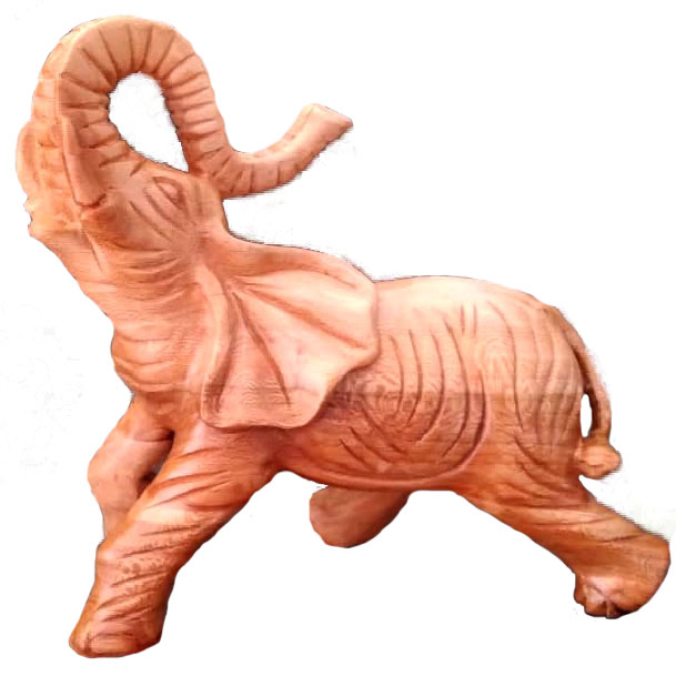مجسمه چوبی طرح فیل مدل 206