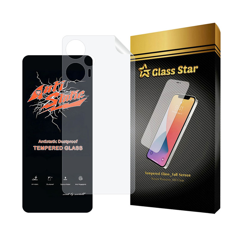 محافظ صفحه نمایش گلس استار مدل ANTNABKGS مناسب برای گوشی موبایل شیائومی Poco F5 / Redmi Note 12 Turbo به همراه محافظ پشت گوشی